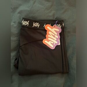 NWT Black Major Label Smoothing High Waisted Leggings YITTY